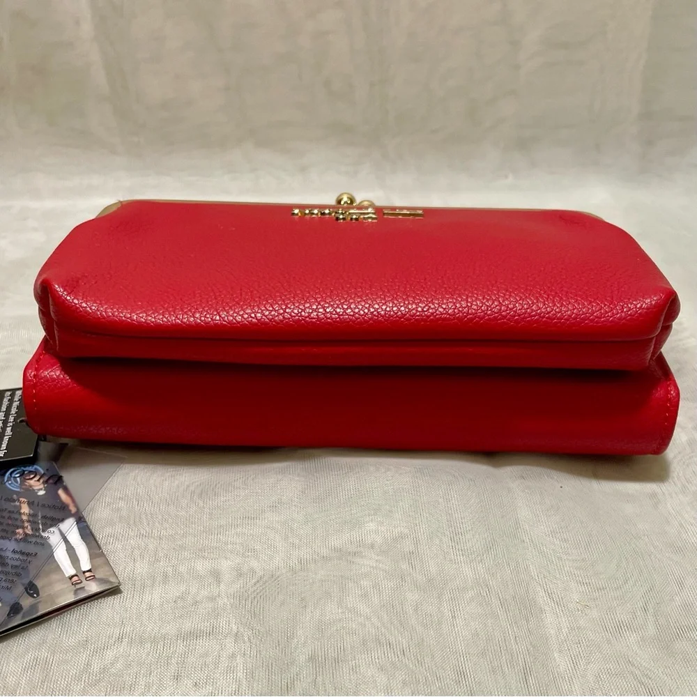 Nicole Lee Kisslock Crossbody Wallet  Combination, NWT